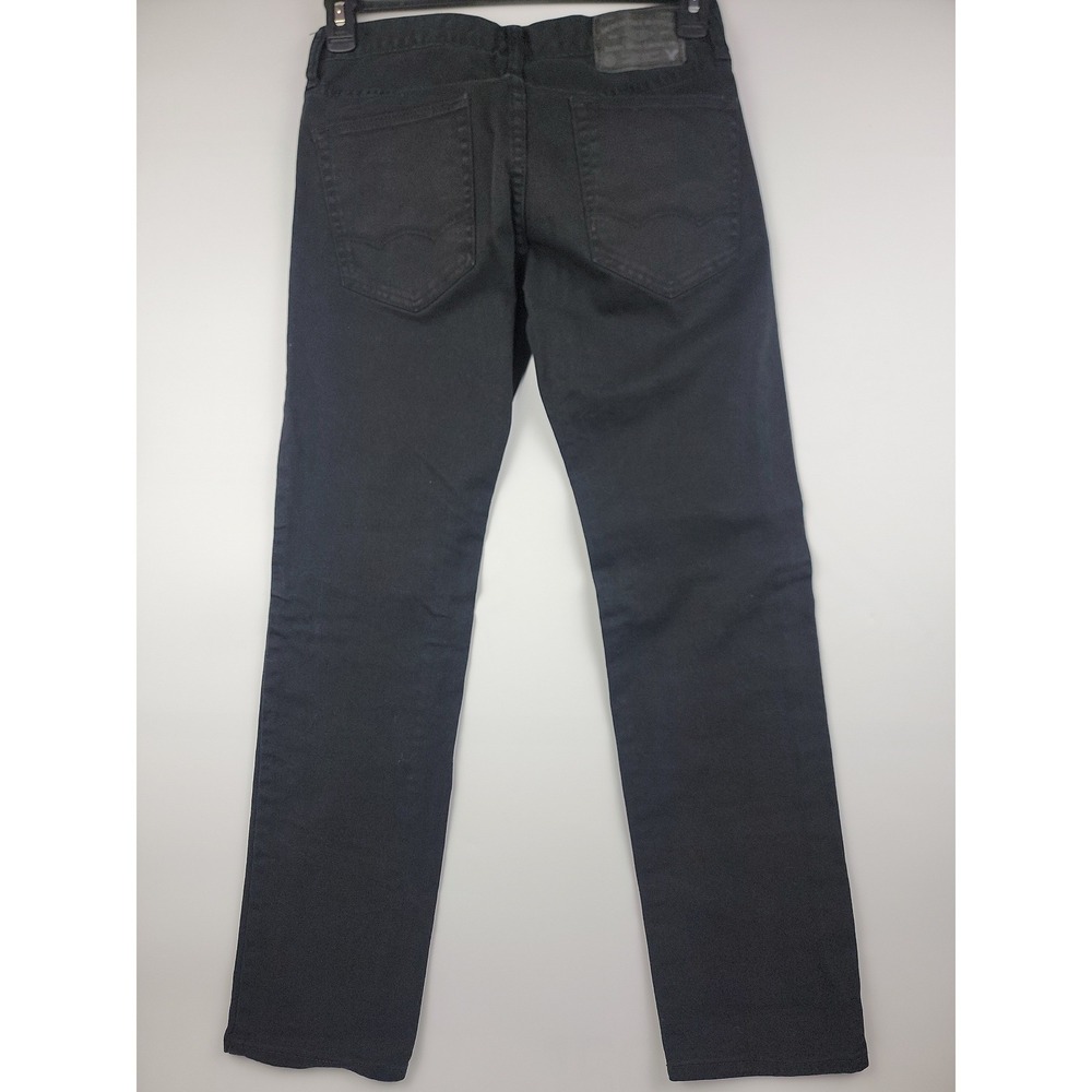 American Eagle Mens Slim Straight Black Jeans 28x30 Stretch Denim Pants 120605U9 - Picture 2 of 15